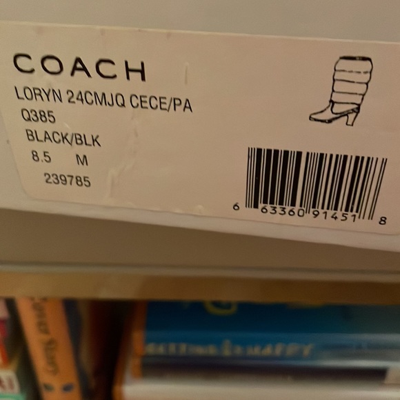 Coach black Loryn boots - Picture 6 of 8